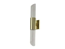 NEWPORT 7270 7272/A gold , Бра, Gold Clear glass L6*H50*Sp12 cm GU10 2*40W