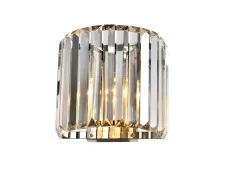 NEWPORT 12400 12401/A , Бра, Nickel Clear crystal L20*H20*Sp13 cm Е14 1*40W
