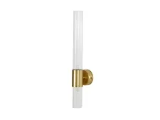 NEWPORT 7270 7274/A brass new , Бра, Brass Clear glass L6*H35,5*Sp7 cm G9 2*25W
