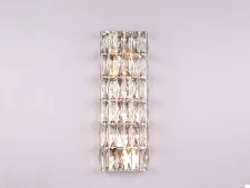 NEWPORT 10120 10126+6/A , Бра, Chrome Clear crystal L22*H60*Sp8 cm G9 12*40W