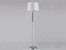 NEWPORT 4400 4401/FL chrome без абажура , Торшер, Chrome Clear crystal D40*H168 cm E27 1*40W