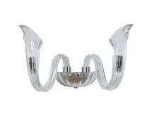 NEWPORT 3650 3652/A nickel new , Бра, Nickel Clear glass L34,7*H20*Sp18,4 cm G9 2*40W