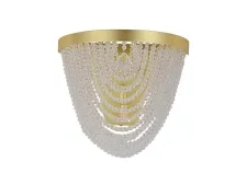 NEWPORT 8320 8323/A mat.gold , Бра, Matte gold Crystal bead L30*H25*SP15 cm G9 3*40W