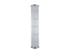 NEWPORT 3290 3290/A nickel , Бра, Nickel Clear glass L12*Н60*Sp12,5 cm G9 5*25W