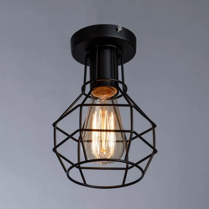 Потолочный светильник Arte Lamp SPIDER A1109PL-1BK | Дом Декора