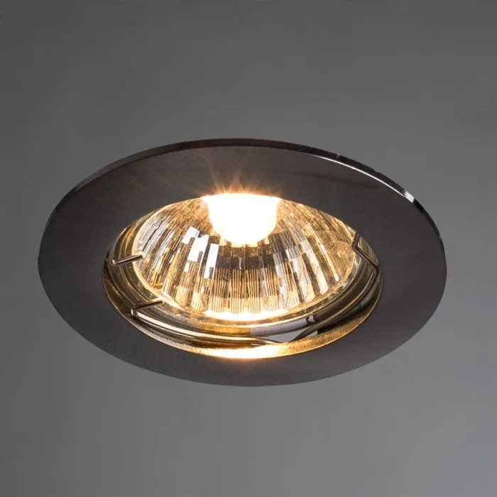 Точечный встраиваемый светильник Arte Lamp BASIC A2103PL-1SS | Дом Декора