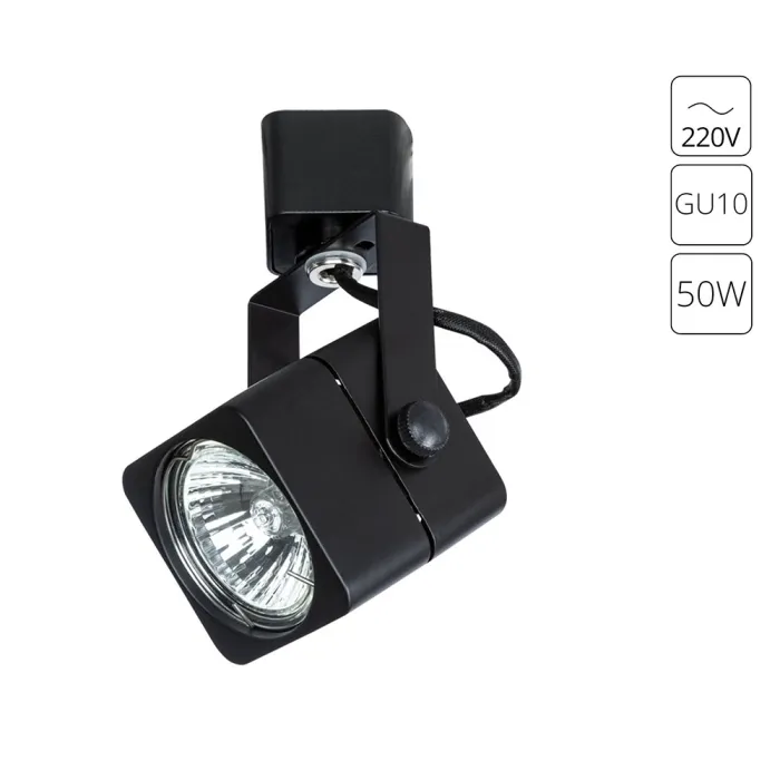 Трековый светильник Arte Lamp LENTE A1314PL-1BK | Дом Декора