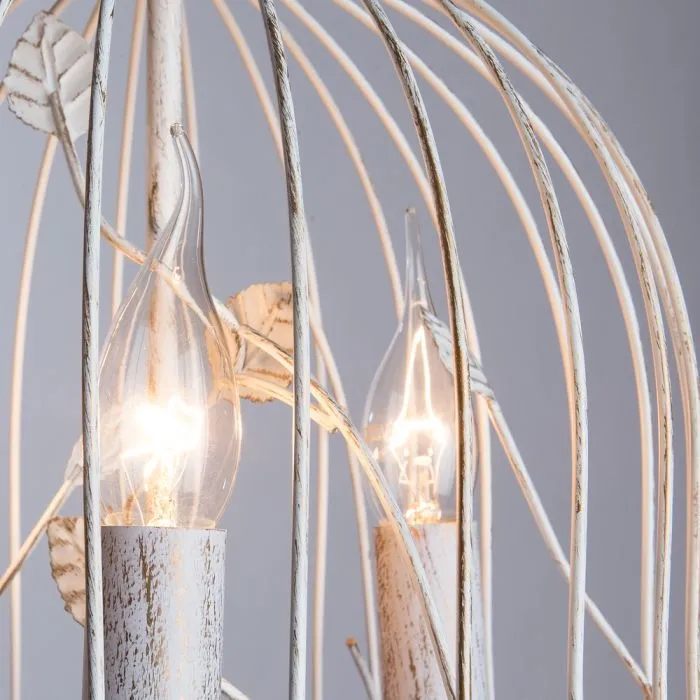 Подвесная люстра Arte Lamp GABBIA A1878SP-3WG | Дом Декора