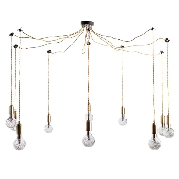 Подвесная люстра Arte Lamp SALUTE A8040SP-10SG | Дом Декора