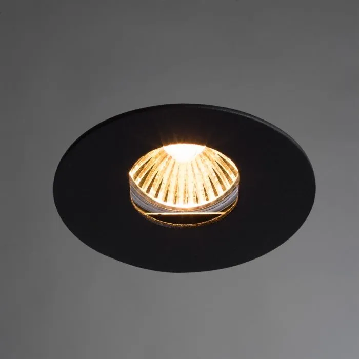Точечный встраиваемый светильник Arte Lamp ACCENTO A3219PL-1BK | Дом Декора