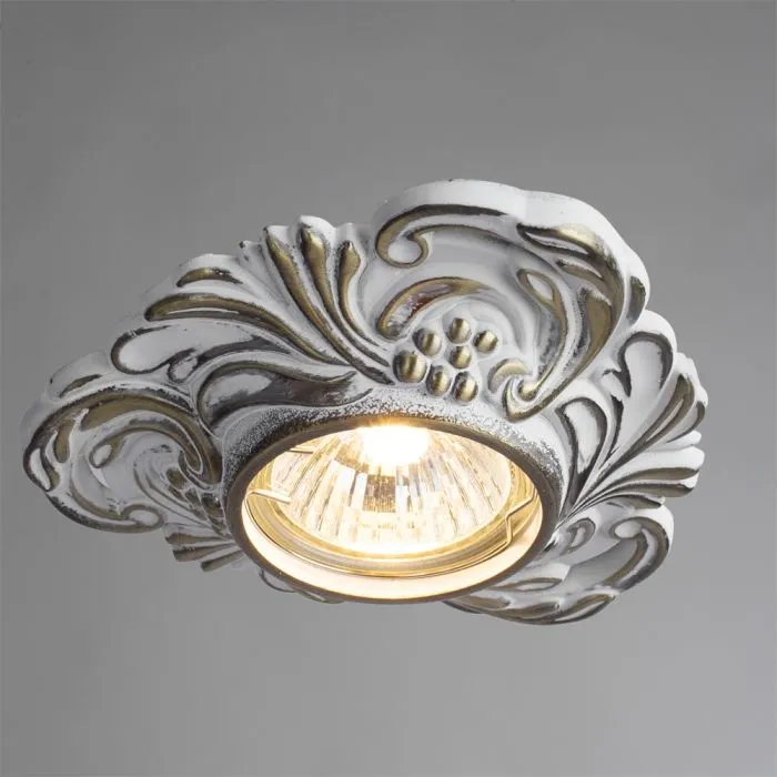 Точечный встраиваемый светильник Arte Lamp OCCHIO A5285PL-1WG | Дом Декора