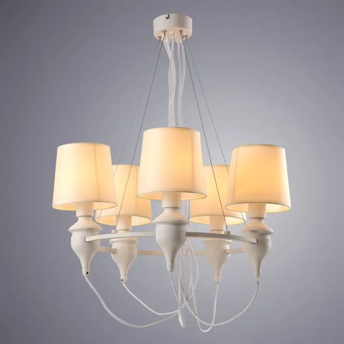 Подвесная люстра Arte Lamp SERGIO A3326LM-5WH | Дом Декора