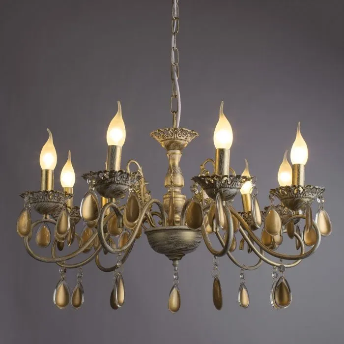 Подвесная люстра Arte Lamp CIONDOLO A5676LM-8WG | Дом Декора