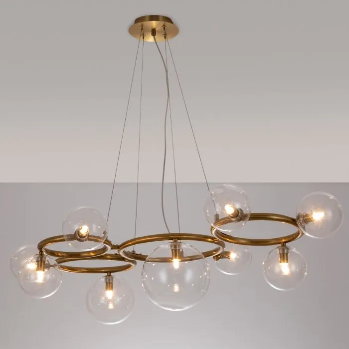 Подвесная люстра Arte Lamp ALBUS A7780SP-9AB | Дом Декора