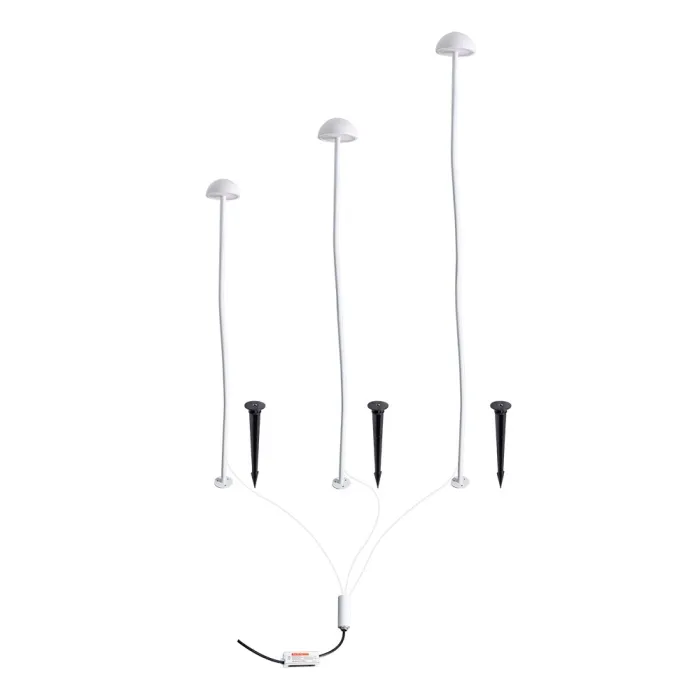 Грунтовый светильник Arte Lamp MOTUS A1081PA-3WH | Дом Декора