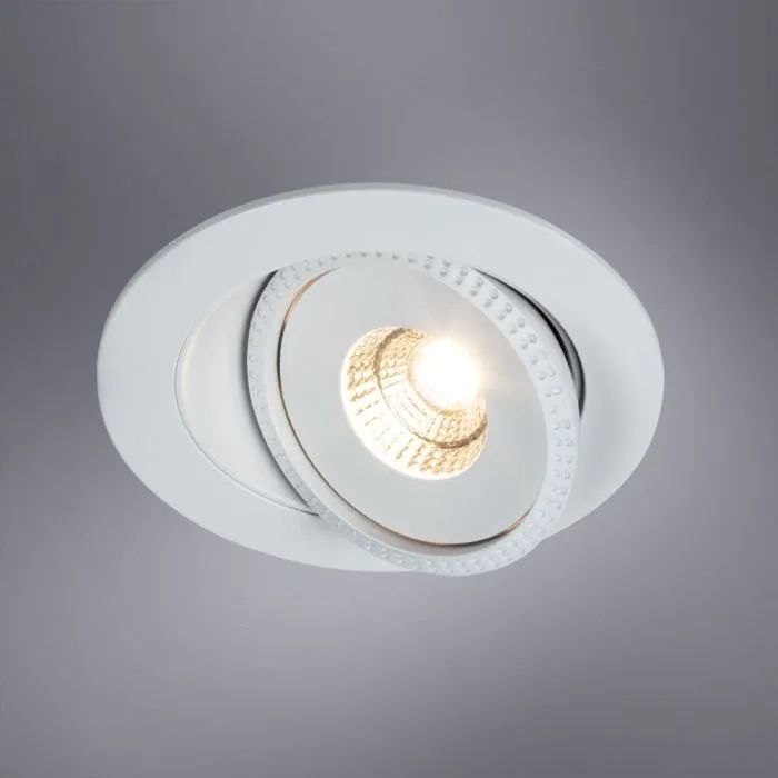Точечный встраиваемый светильник Arte Lamp STUDIO A3807PL-1WH | Дом Декора