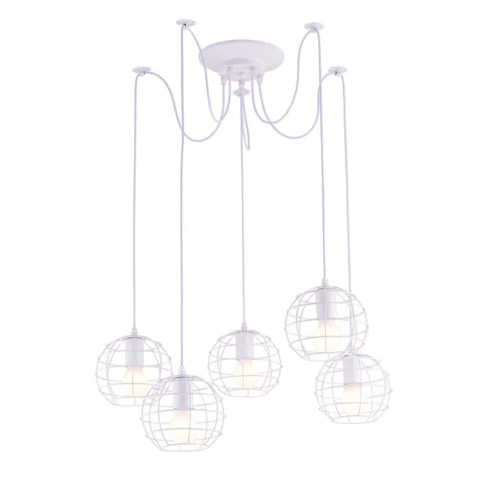 Подвесная люстра Arte Lamp SPIDER A1110SP-5WH | Дом Декора