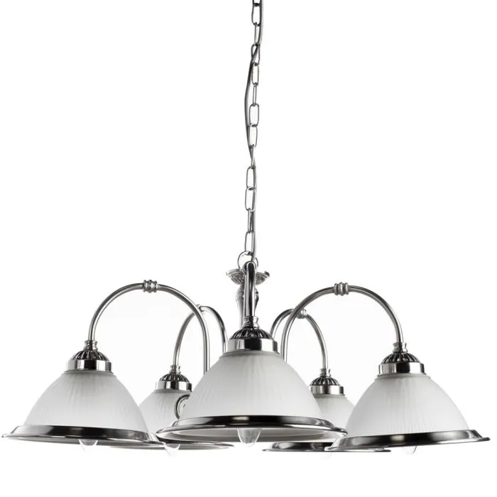 Подвесная люстра Arte Lamp AMERICAN DINER A9366LM-5SS | Дом Декора