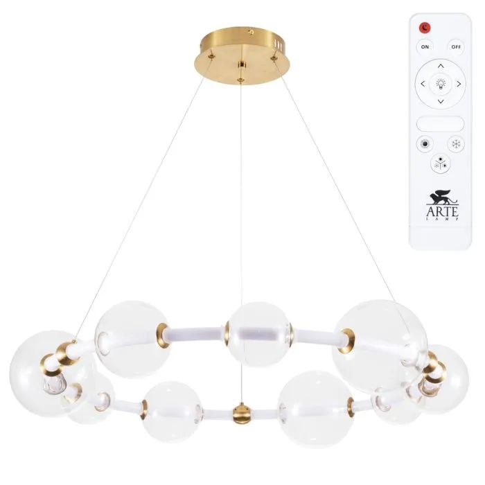 Подвесная люстра Arte Lamp CROCUS A2780LM-40PB | Дом Декора