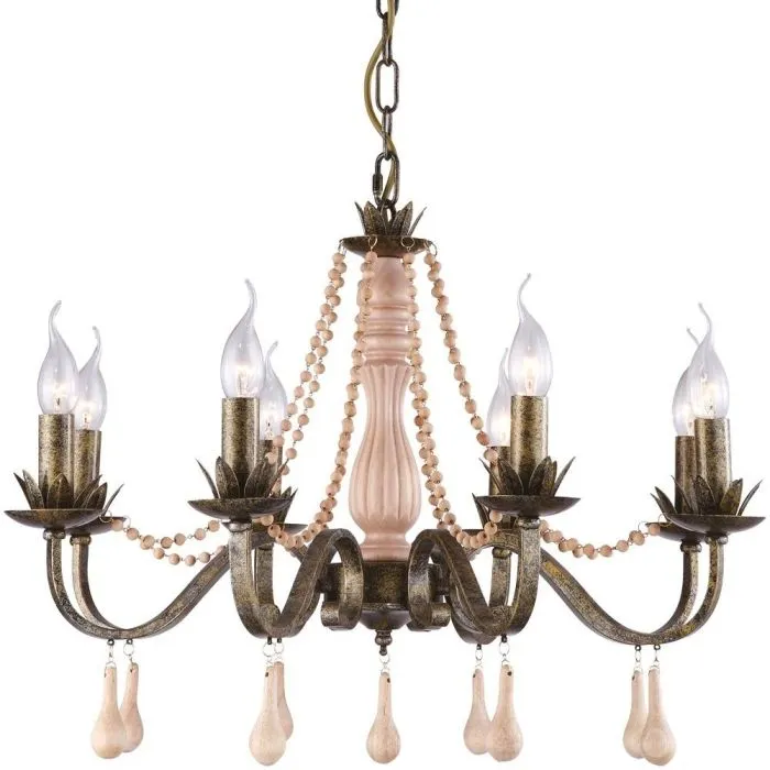 Подвесная люстра Arte Lamp ROSARIO A1832LM-8GA | Дом Декора