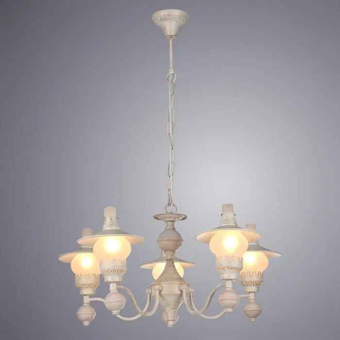 Подвесная люстра Arte Lamp TRATTORIA A5664LM-5WG | Дом Декора