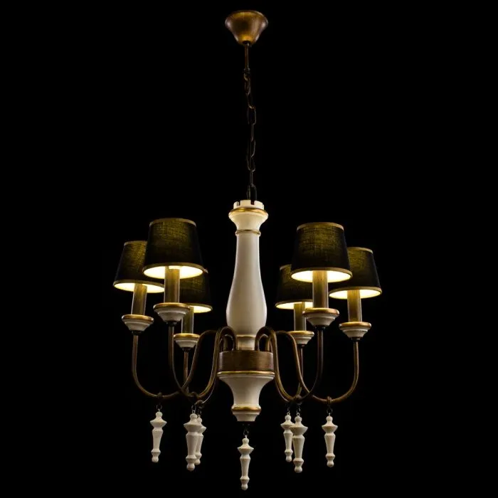 Подвесная люстра Arte Lamp FORTEZZA A1843LM-6BG | Дом Декора