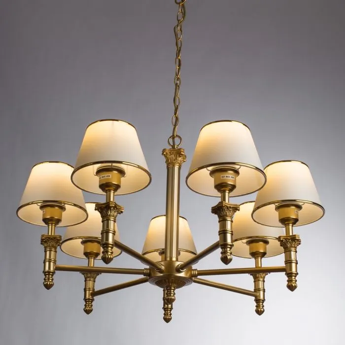 Подвесная люстра Arte Lamp BUDAPEST A9185LM-7SG | Дом Декора