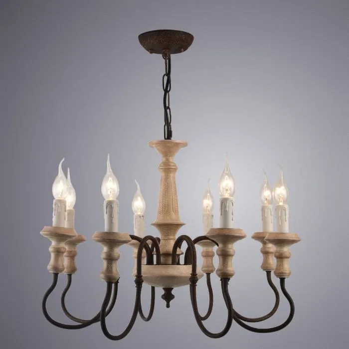 Подвесная люстра Arte Lamp WOODSTOCK A1700LM-8BR | Дом Декора