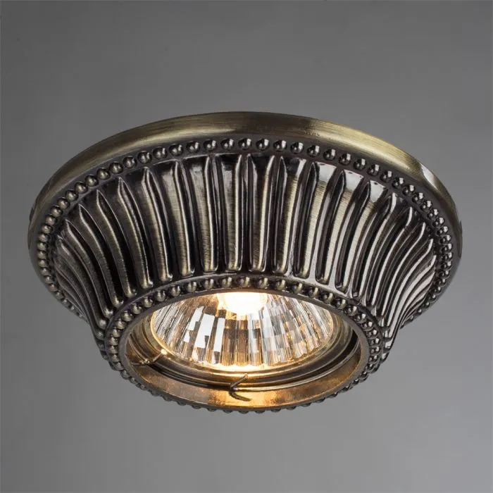 Точечный встраиваемый светильник Arte Lamp ARENA A5298PL-1AB | Дом Декора