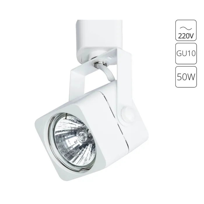 Трековый светильник Arte Lamp LENTE A1314PL-1WH | Дом Декора