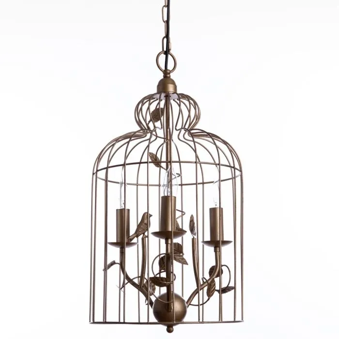 Подвесная люстра Arte Lamp GABBIA A1865SP-3BG | Дом Декора