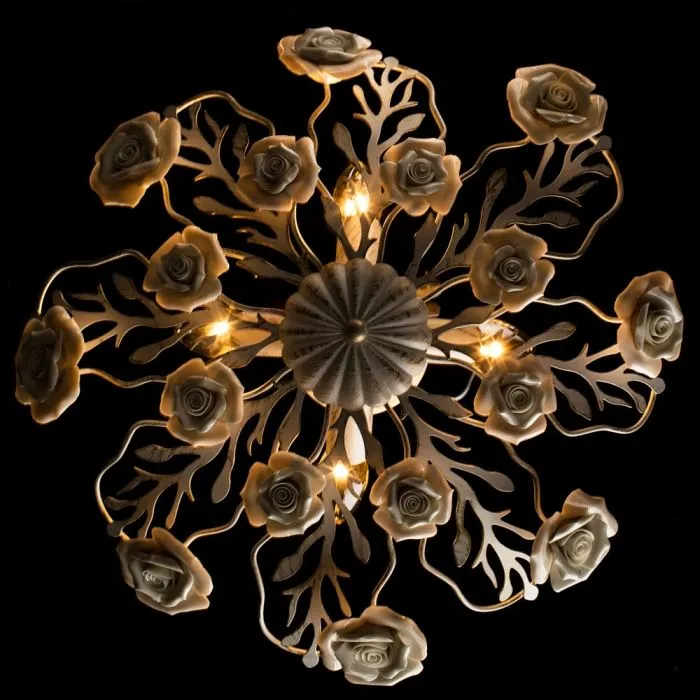 Потолочная люстра Arte Lamp ROSITA A6356PL-4WG | Дом Декора