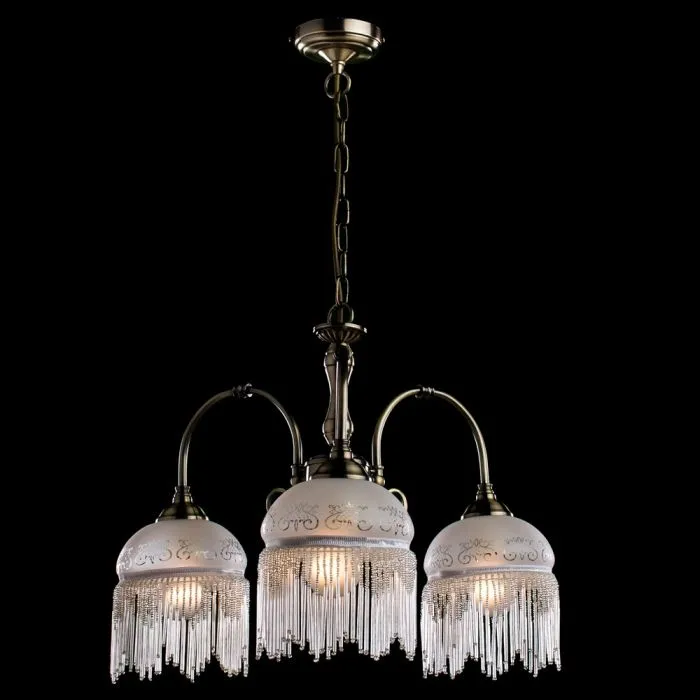 Подвесная люстра Arte Lamp VICTORIANA A3191LM-3AB | Дом Декора