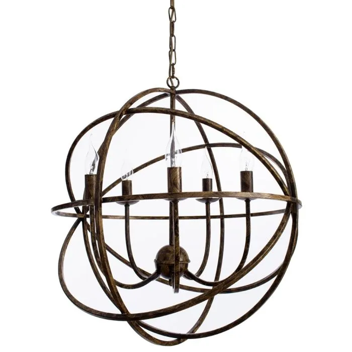 Подвесная люстра Arte Lamp KOPERNIK A1703SP-5BR | Дом Декора