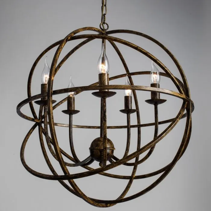 Подвесная люстра Arte Lamp KOPERNIK A1703SP-5BR | Дом Декора