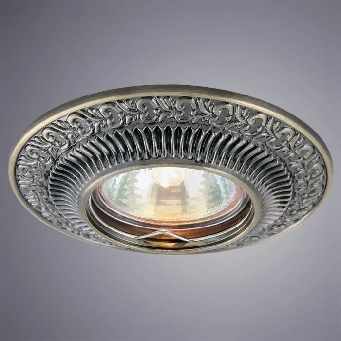 Точечный встраиваемый светильник Arte Lamp OCCHIO A5280PL-1AB | Дом Декора
