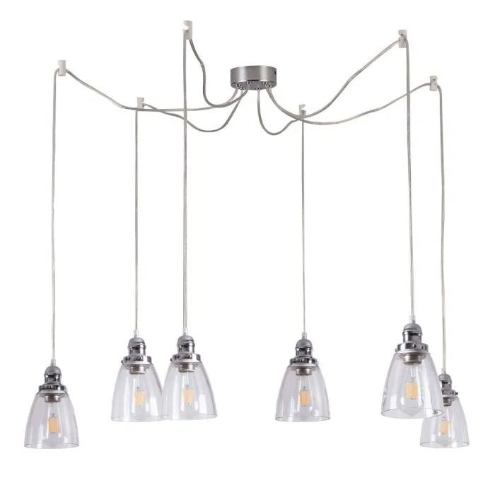Подвесная люстра Arte Lamp TRENTO A9387SP-6CC | Дом Декора