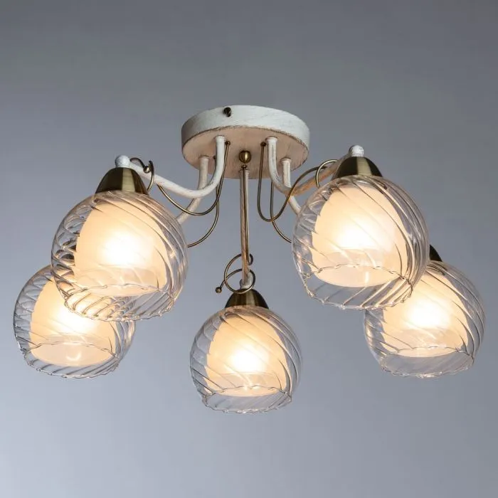 Потолочная люстра Arte Lamp INTRECCIO A1633PL-5WG | Дом Декора