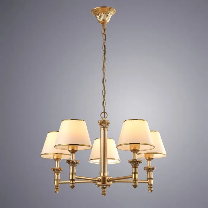 Подвесная люстра Arte Lamp BUDAPEST A9185LM-5SG | Дом Декора