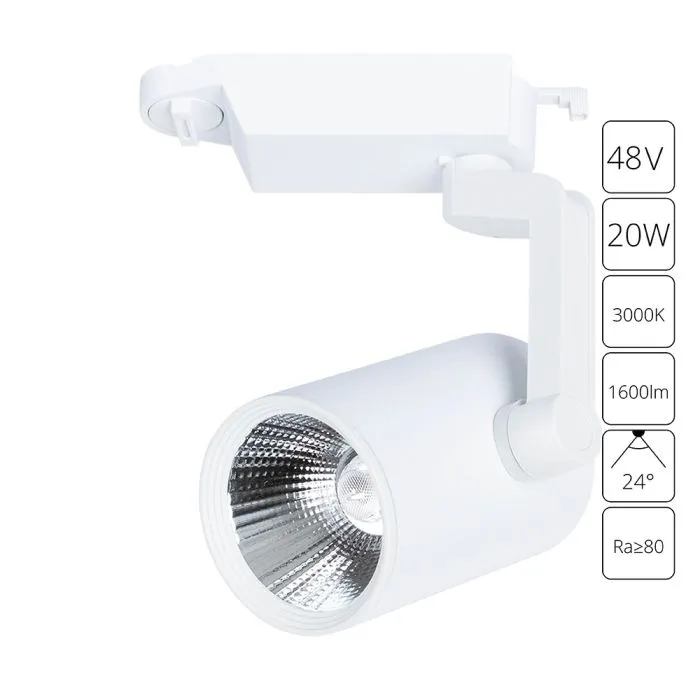 Трековый светильник Arte Lamp TRACCIA A2321PL-1WH | Дом Декора