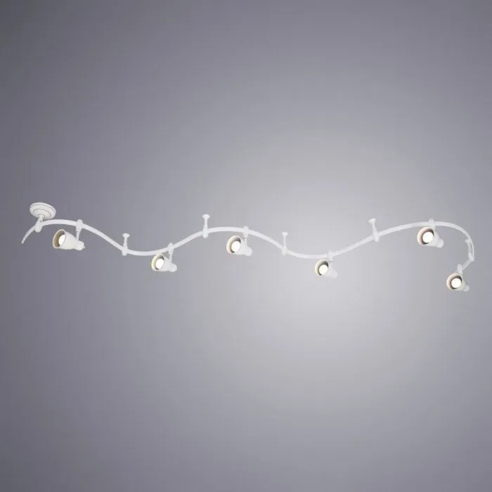 Готовая трековая система Arte Lamp RAILS A3058PL-6WH | Дом Декора
