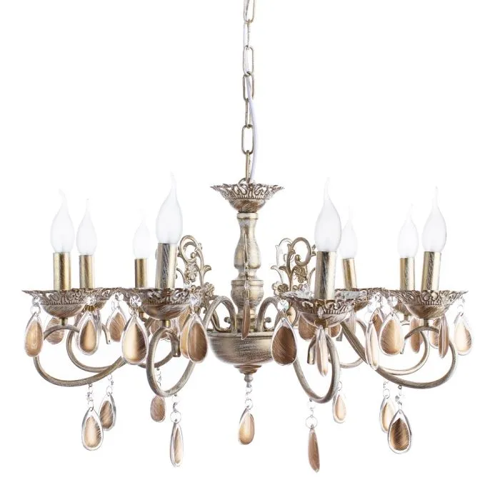 Подвесная люстра Arte Lamp CIONDOLO A5676LM-8WG | Дом Декора