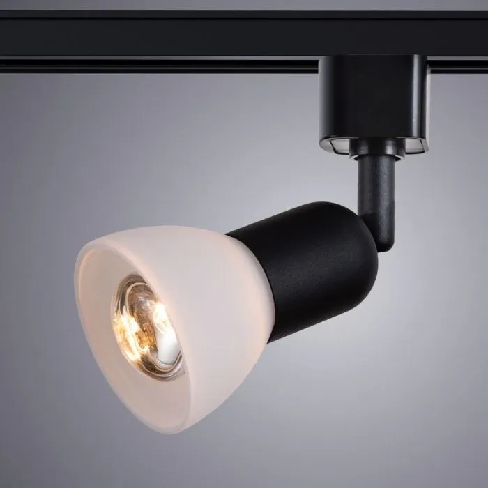 Трековый светильник Arte Lamp GALA A3156PL-1BK | Дом Декора