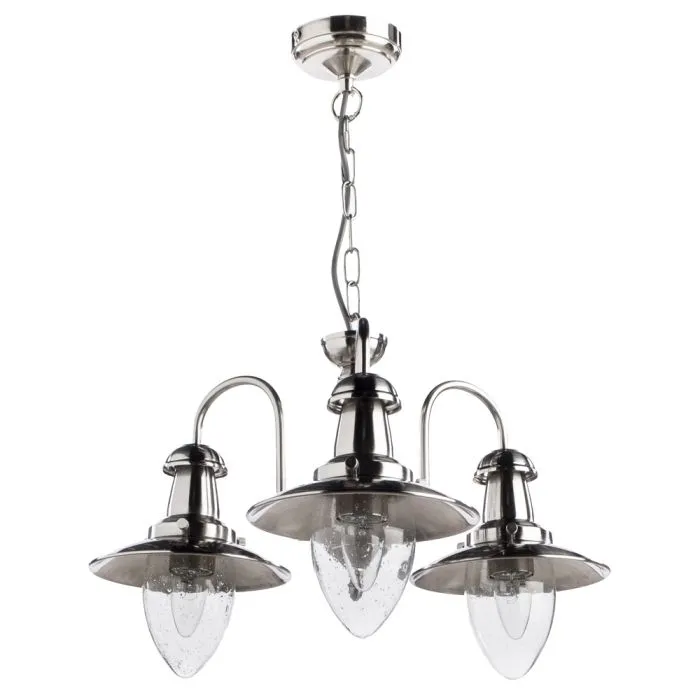 Подвесная люстра Arte Lamp FISHERMAN A5518LM-3SS | Дом Декора