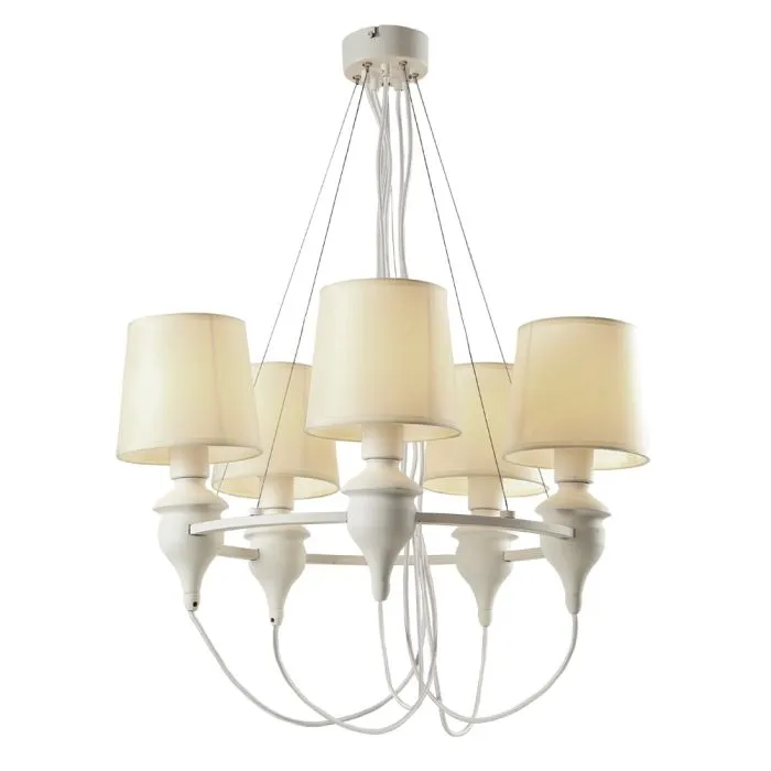 Подвесная люстра Arte Lamp SERGIO A3326LM-5WH | Дом Декора