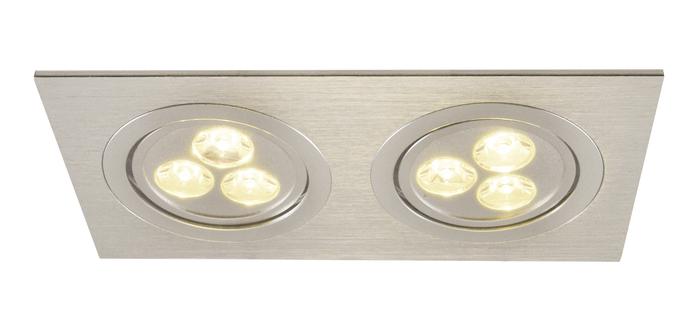 Точечный встраиваемый светильник Arte Lamp DOWNLIGHTS LED A5902PL-2SS | Дом Декора