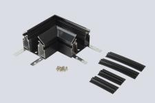 Угол соединительный для встраиваемого трека 220V в натяжной ПВХ потолок Crystal Lux CLT 0.235 01 BL