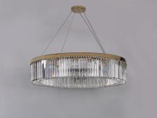 Подвесные newport 10110 10110+6/c gold , люстра, gold clear crystal d110*h23/250 cm e14 16*40w