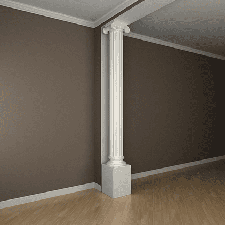 Интерьерная лепнина колонна 1.30.209 Европласт