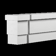 Фасадная лепнина торцевой элемент 4.04.132 Европласт